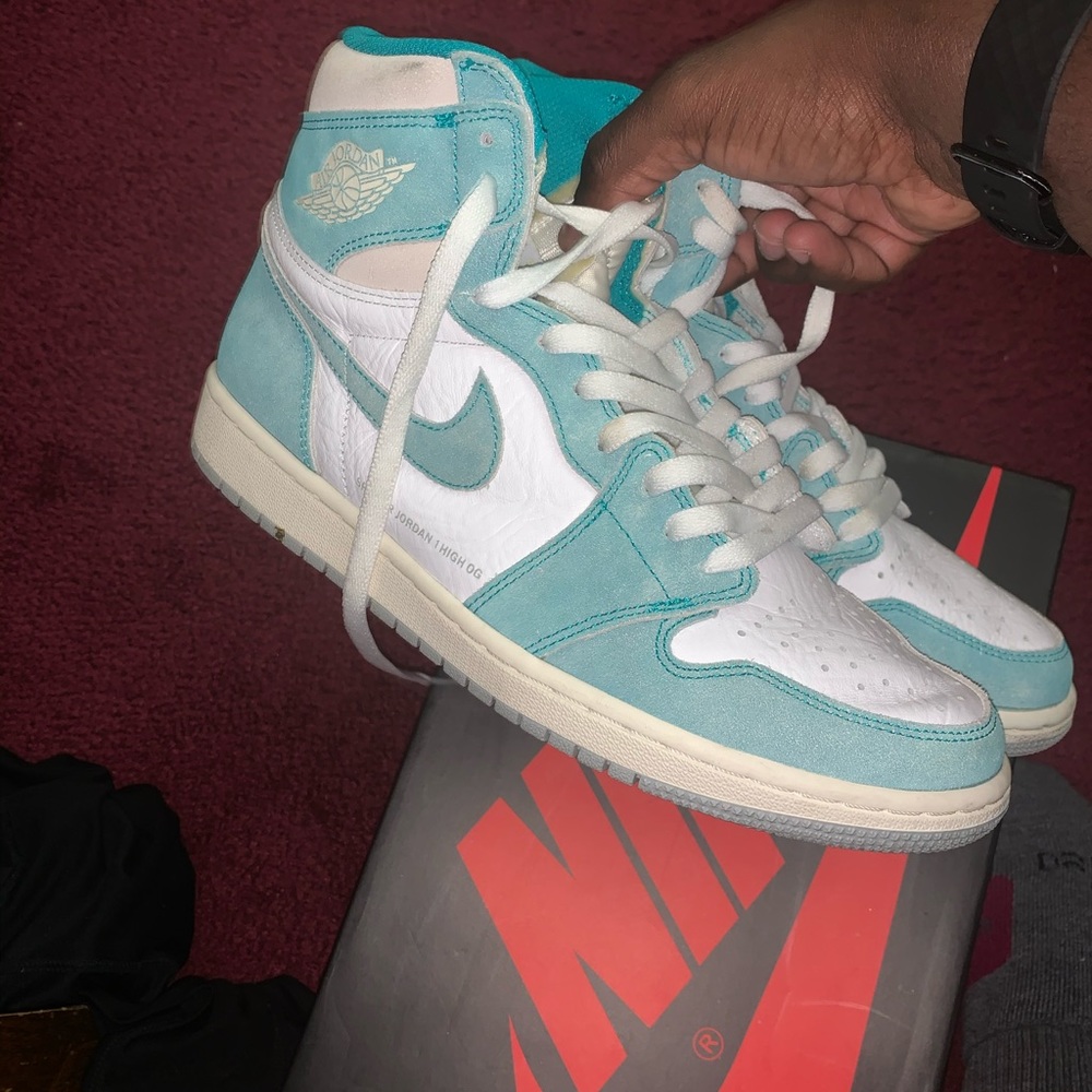 Turbo green Jordan 1s